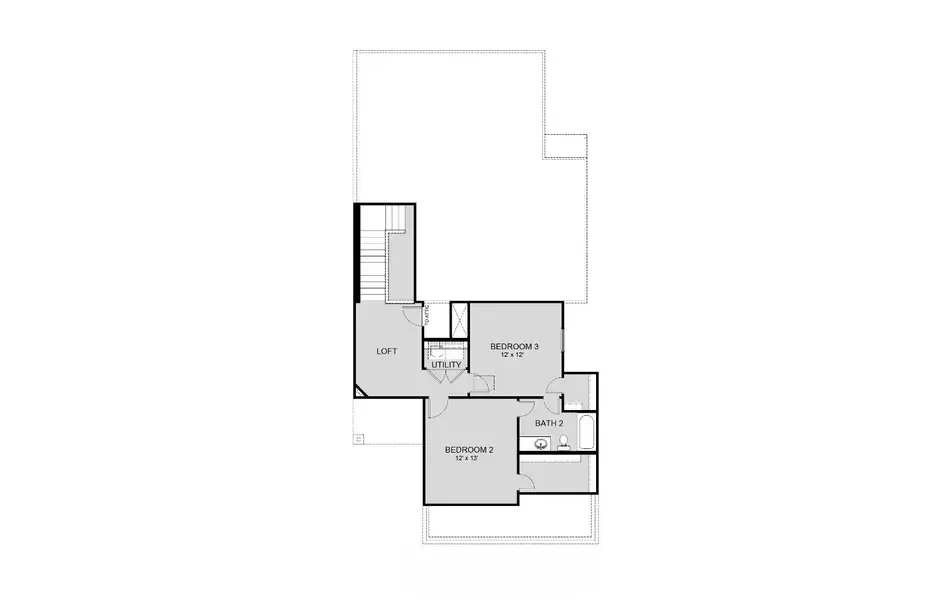 2D floor plan layout for the The Avola - Walden on Lake Conroe by Legend Homes in Lake Conroe Area Homes, Montgomery, TX (Image 4).