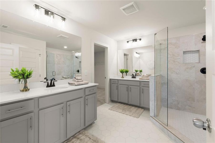 Furnished interior view inside a new home in , Covington (Image 20).