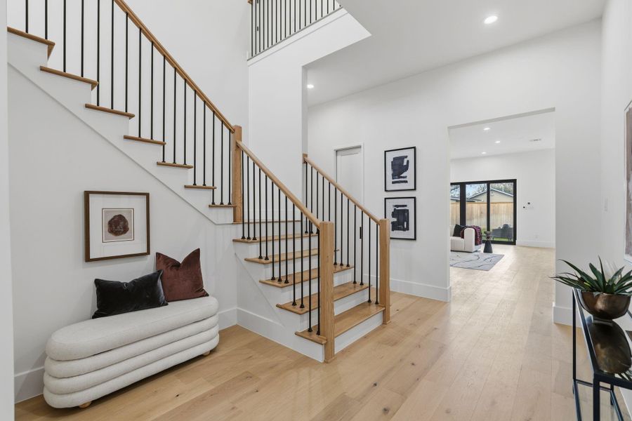 Furnished interior view inside a new home in , Houston (Image 33).