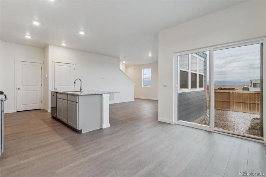 Furnished interior view inside a new home in The Ridge at Lorson Ranch, Colorado Springs (Image 12).