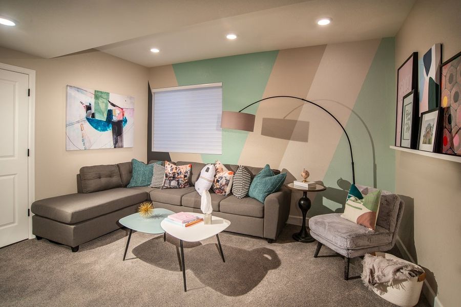Representative furnished interior of a home built from the 1429 Modeled by KB Home in Painted Prairie Villas, Aurora (Image 6). Representative furnished interior of a home built from the 1429 Modeled by KB Home in Painted Prairie Villas, Aurora (Image 6).