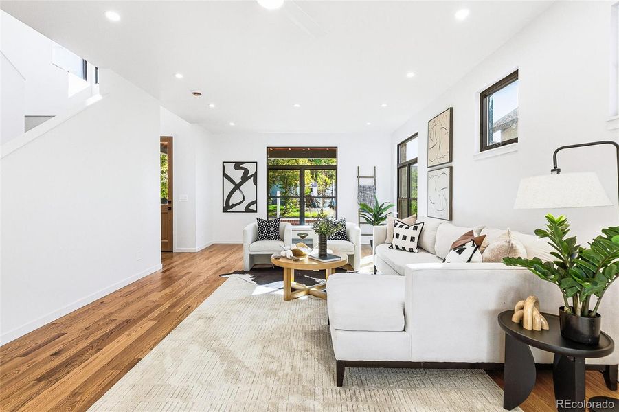 Furnished interior view inside a new home in , Denver (Image 16).
