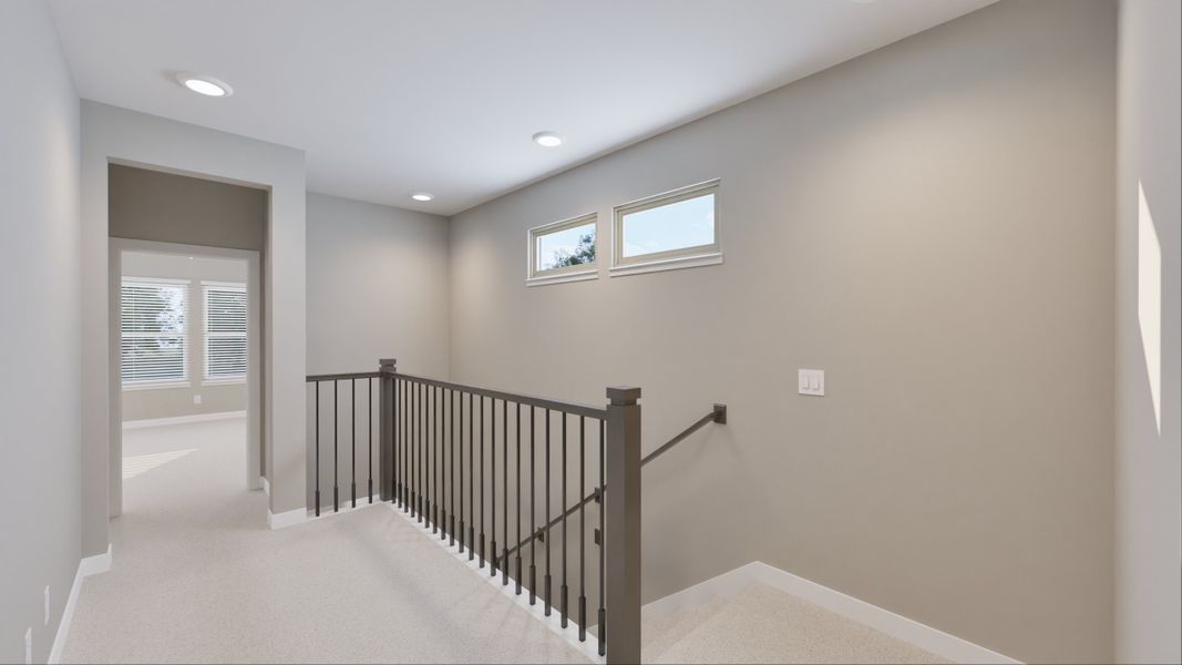 Representative unfurnished interior of a home built from the Santa Rosa by Tricoast Homes in Summer Place  35', Montgomery (Image 27).