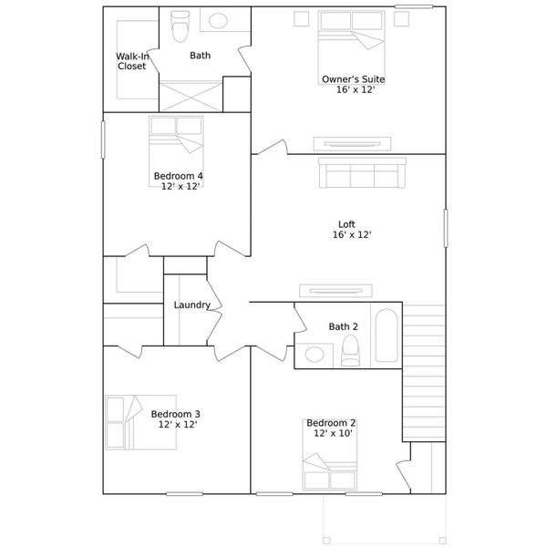 2D floor plan layout of this home in Sunterra, Katy, TX (Image 3). 2D floor plan layout of this home in Sunterra, Katy, TX (Image 3).