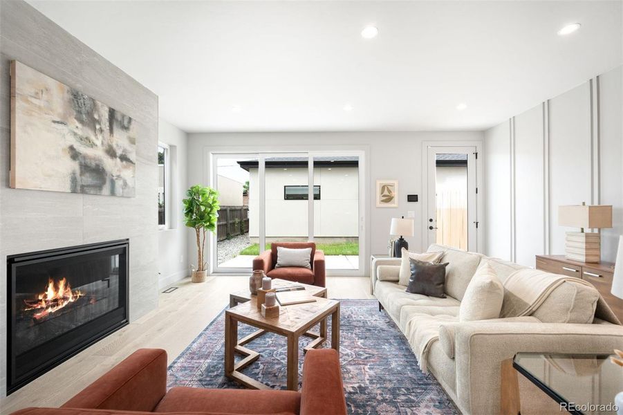 Furnished interior view inside a new home in , Denver (Image 30).