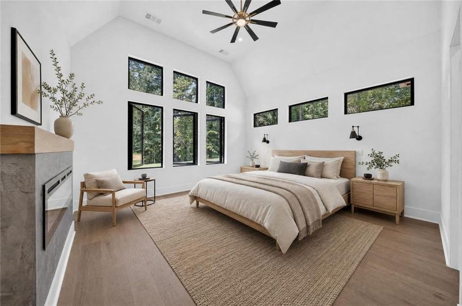 Furnished interior view inside a new home in , Pendergrass (Image 9). Furnished interior view inside a new home in , Pendergrass (Image 9).