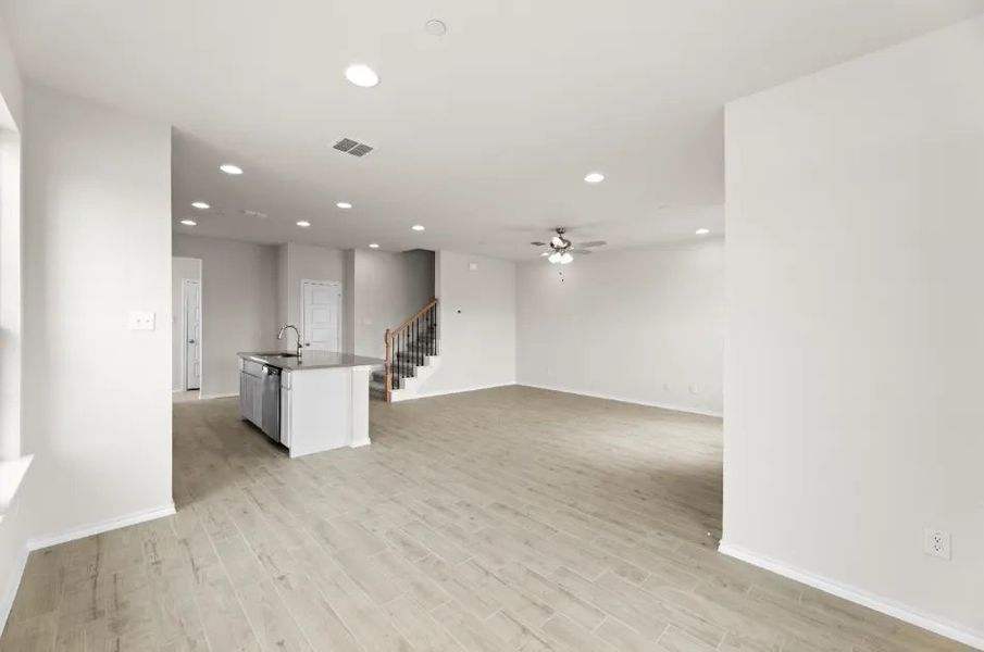 Front exterior of a new home in Sanger Circle, Sanger, TX, highlighting curb appeal (Image 28).