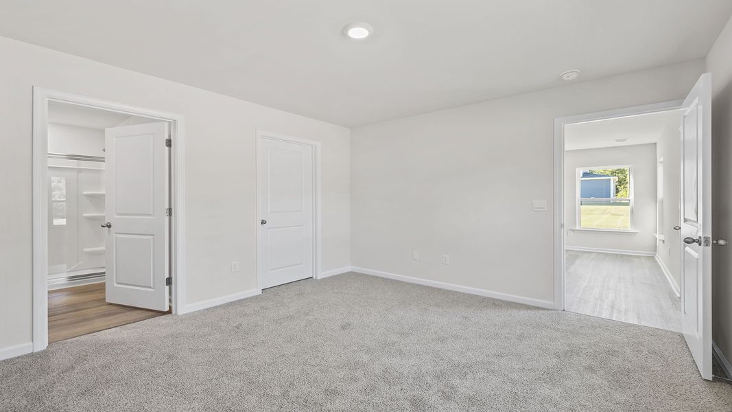 Spacious, unfurnished interior of a new home in Village Grove, Greenville (Image 24). Spacious, unfurnished interior of a new home in Village Grove, Greenville (Image 24).