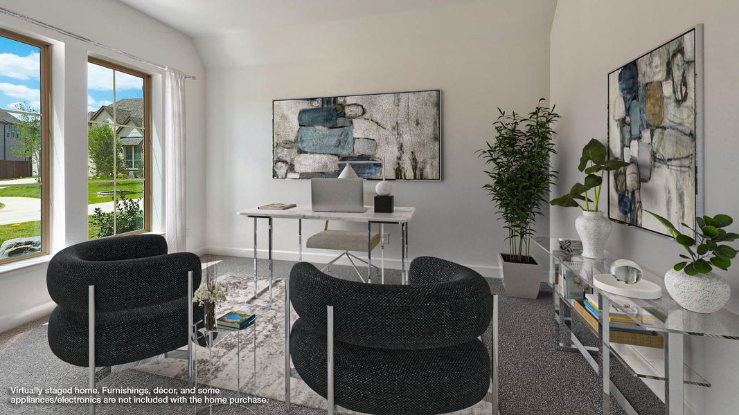 Furnished interior view inside a new home in Two Step Farm, Montgomery (Image 8).