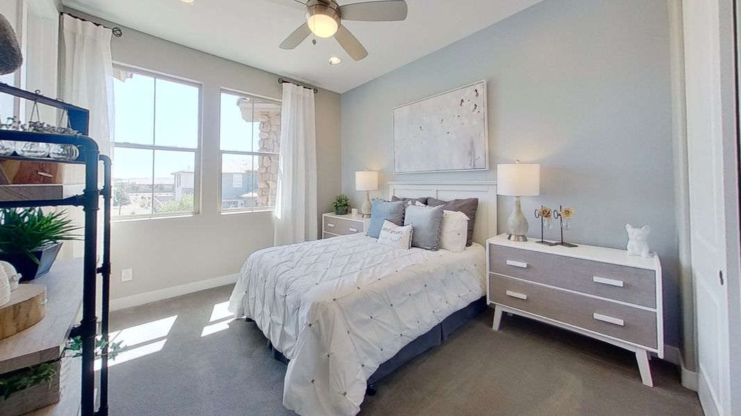 Furnished interior view inside a new home in Arroyo Seco - Hacienda, Buckeye (Image 12).