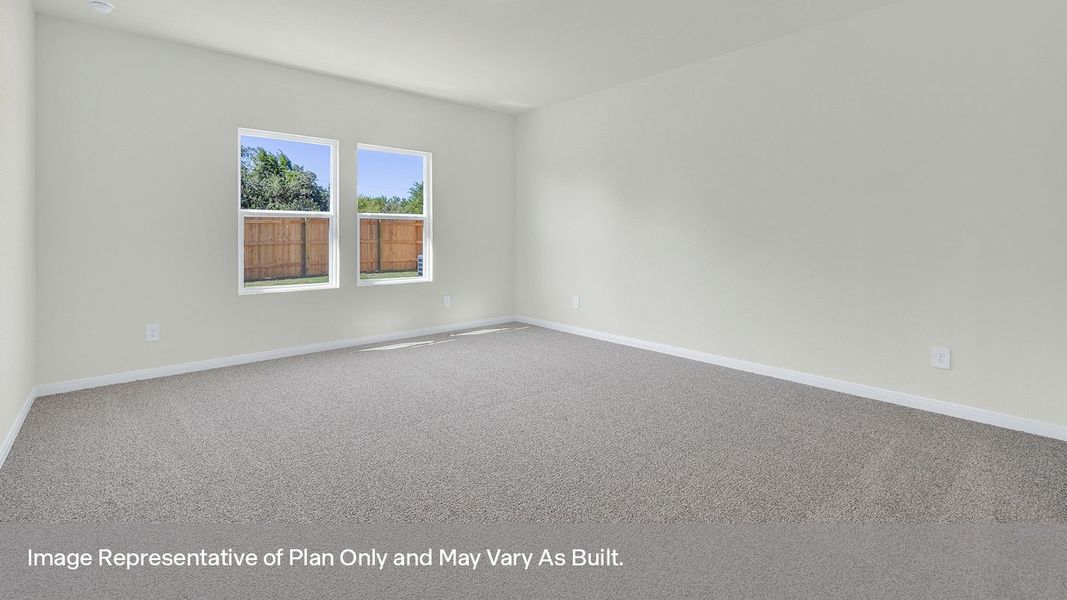 Representative unfurnished interior of a home built from the The Mitchell by D.R. Horton in Paramount, Kyle (Image 23). Representative unfurnished interior of a home built from the The Mitchell by D.R. Horton in Paramount, Kyle (Image 23).