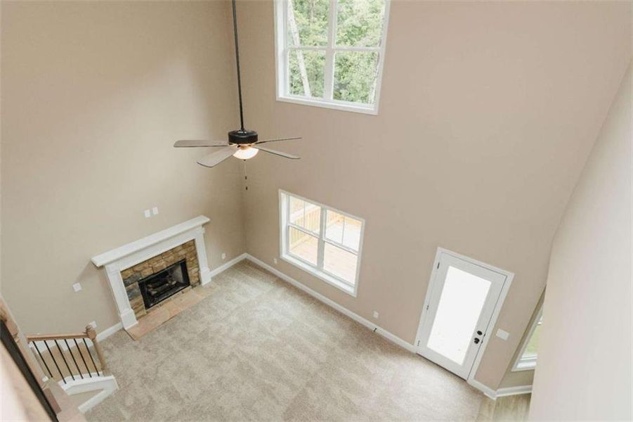 Spacious, unfurnished interior of a new home in , Douglasville (Image 80). Spacious, unfurnished interior of a new home in , Douglasville (Image 80).