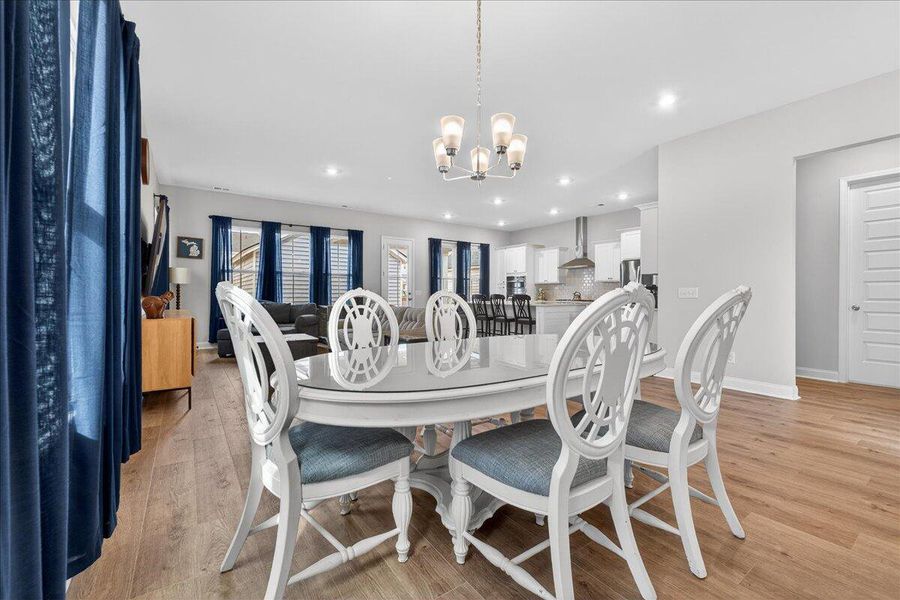 Furnished interior view inside a new home in Heron's Walk at Summers Corner, Summerville (Image 9). Furnished interior view inside a new home in Heron's Walk at Summers Corner, Summerville (Image 9).