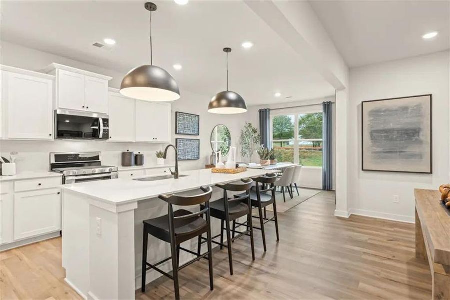 Furnished interior view inside a new home in Brookshire Manor, Canton (Image 14).