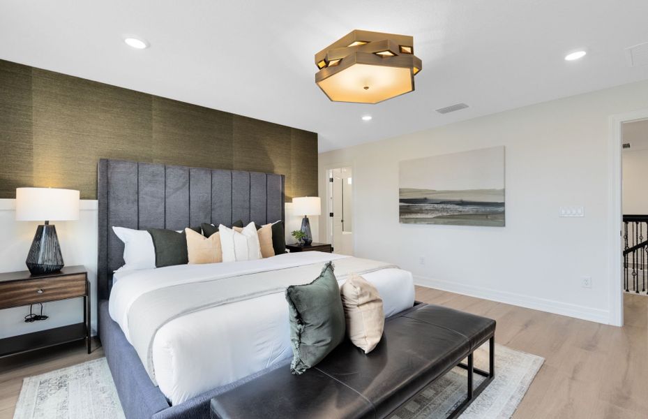 Representative furnished interior of a home built from the Serena by Pulte Homes in Westerly Park at Wildlight, Wildlight (Image 12).