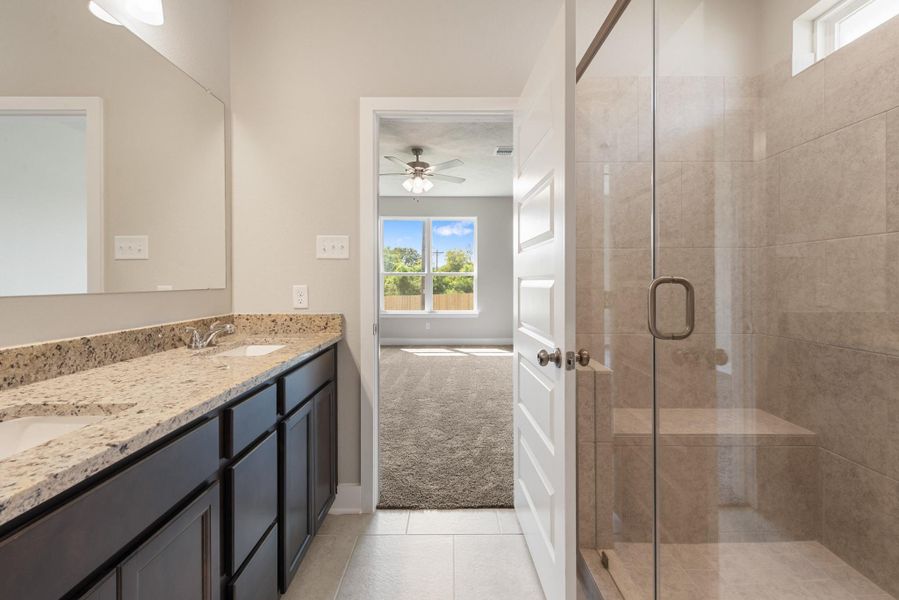 Furnished interior view inside a new home in , Brenham (Image 9).
