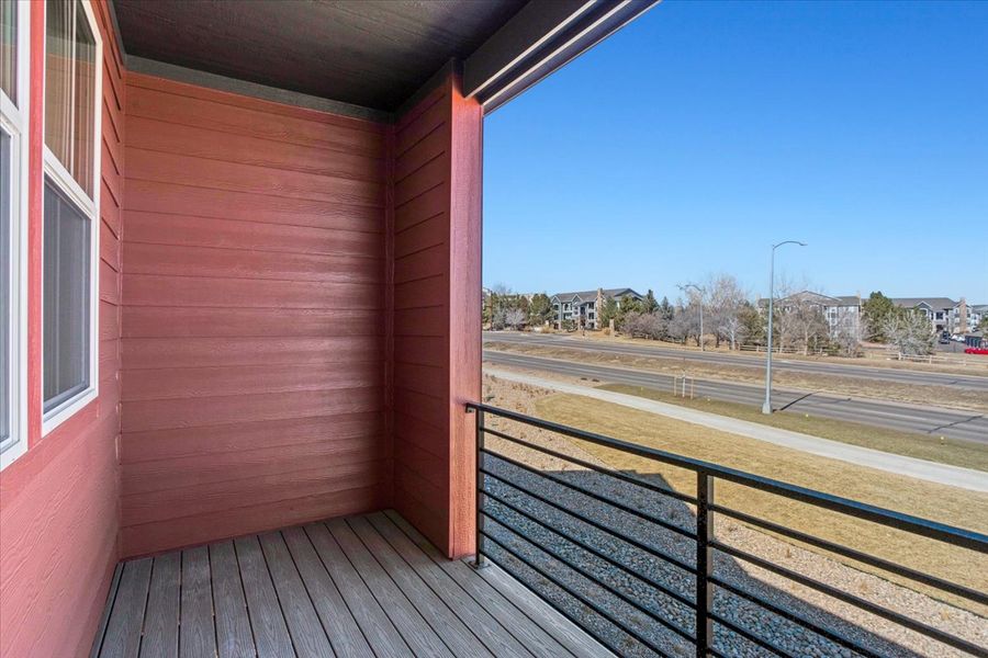 Exterior details and patio area of a home in Arras Park, Thornton (Image 3).