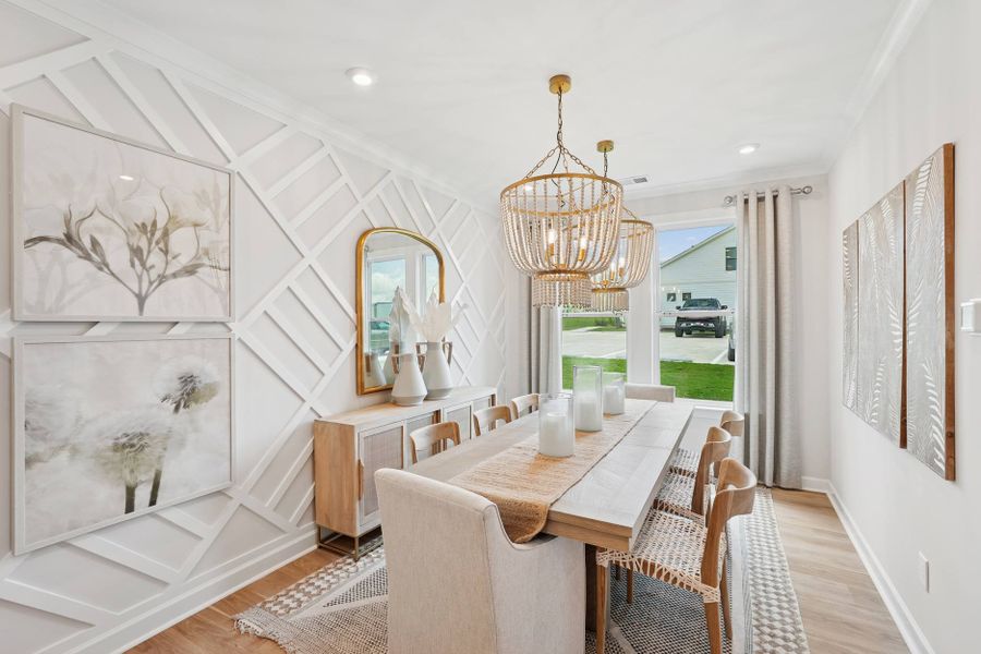 Representative furnished interior of a home built from the Oak Haven by Tri Pointe Homes in The Grove Collection at Serenity, Fuquay Varina (Image 11).