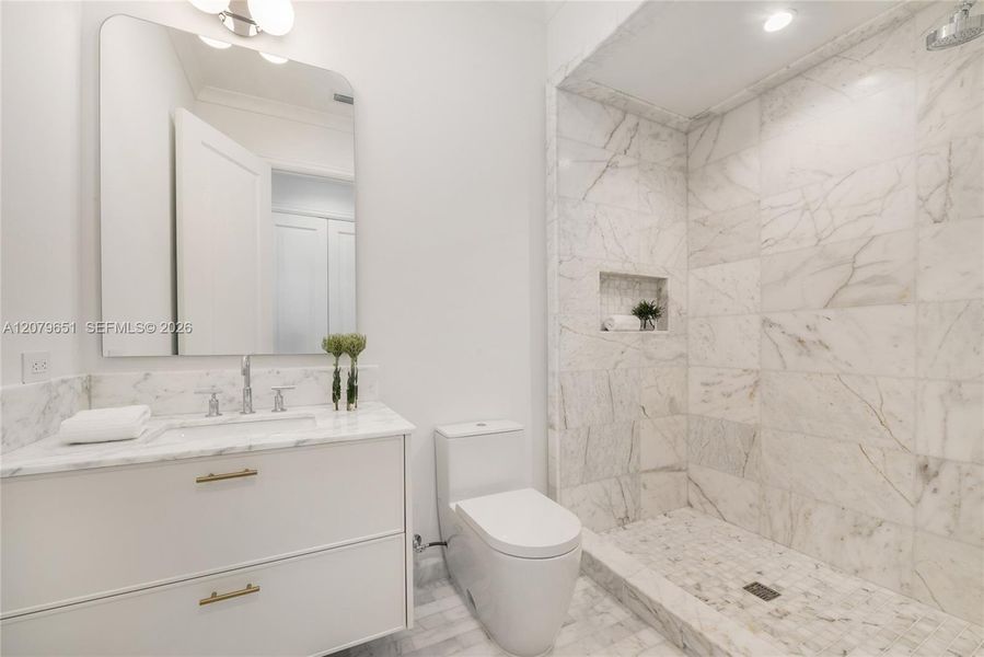 Furnished interior view inside a new home in , Coral Gables (Image 15).