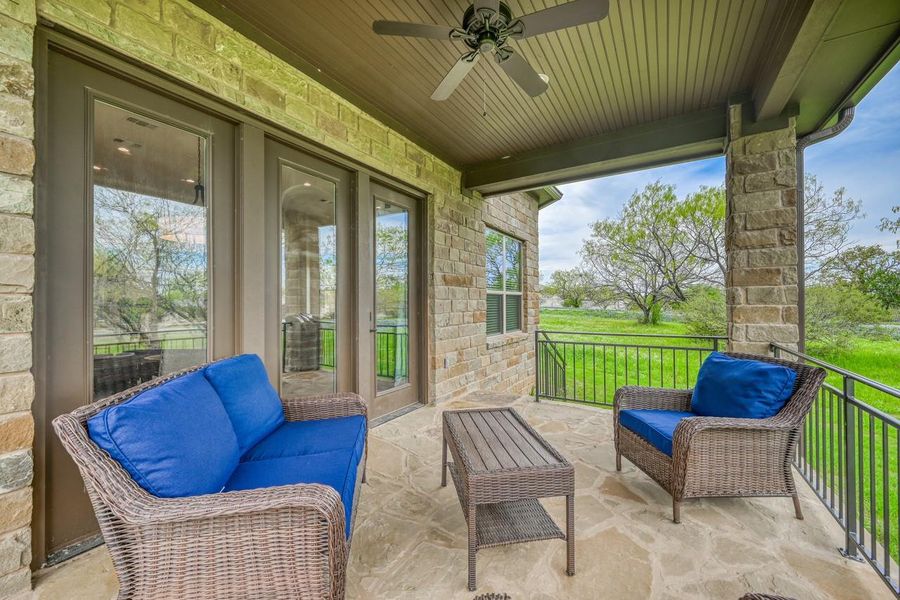 Exterior details and patio area of a home in , Horseshoe Bay (Image 23).