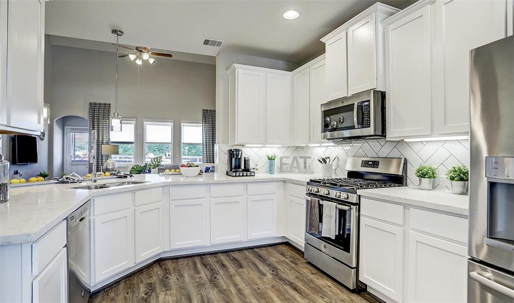 Plenty of counterspace in kitchen (*Photo not of actual home and used for illustration purposes only.)