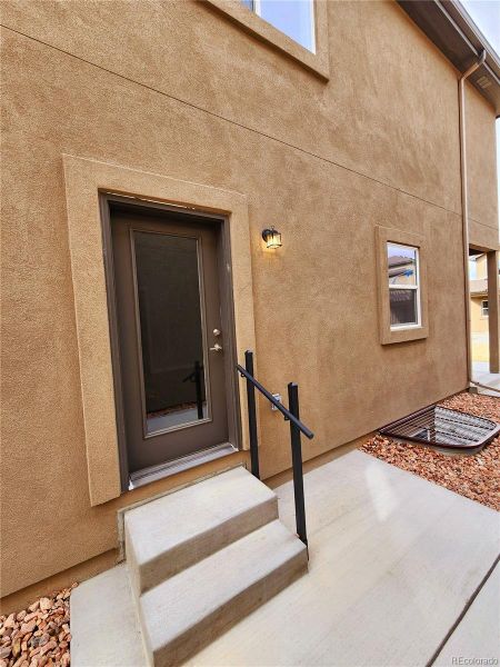 Exterior details and patio area of a home in , Colorado Springs (Image 3).