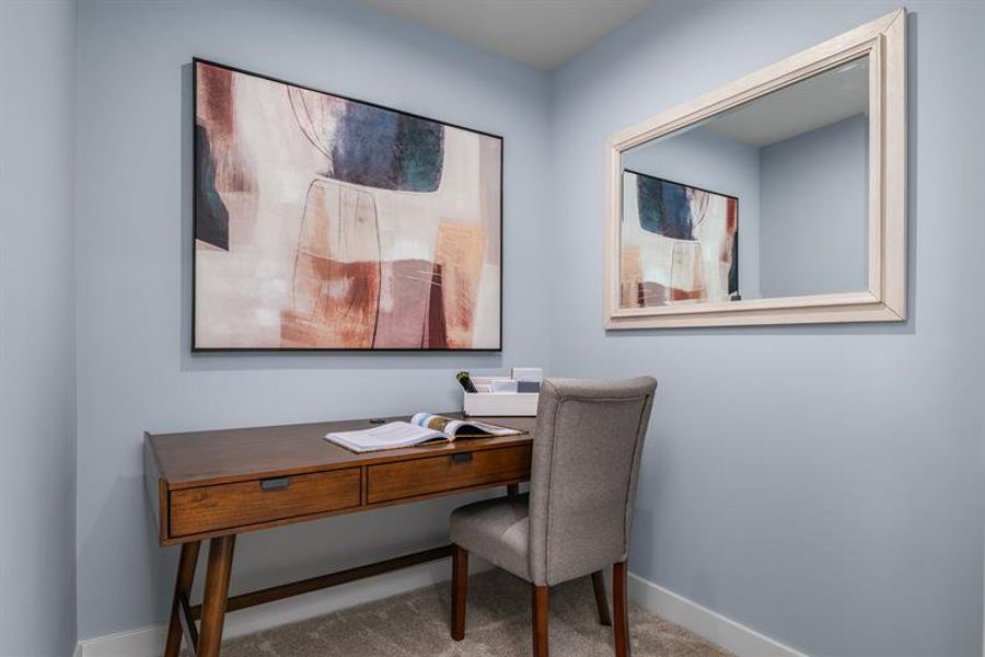 Representative furnished interior of a home built from the Grand Nassau by Ryan Homes in Hope Pointe Townhomes, North Myrtle Beach (Image 21).