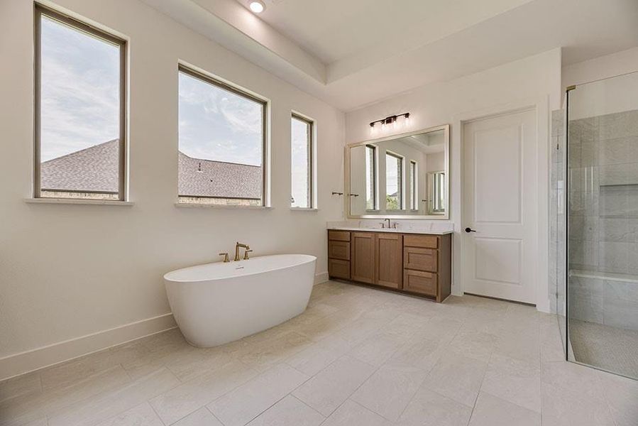 Furnished interior view inside a new home in King's Crossing - Phase 3, Parker (Image 6).