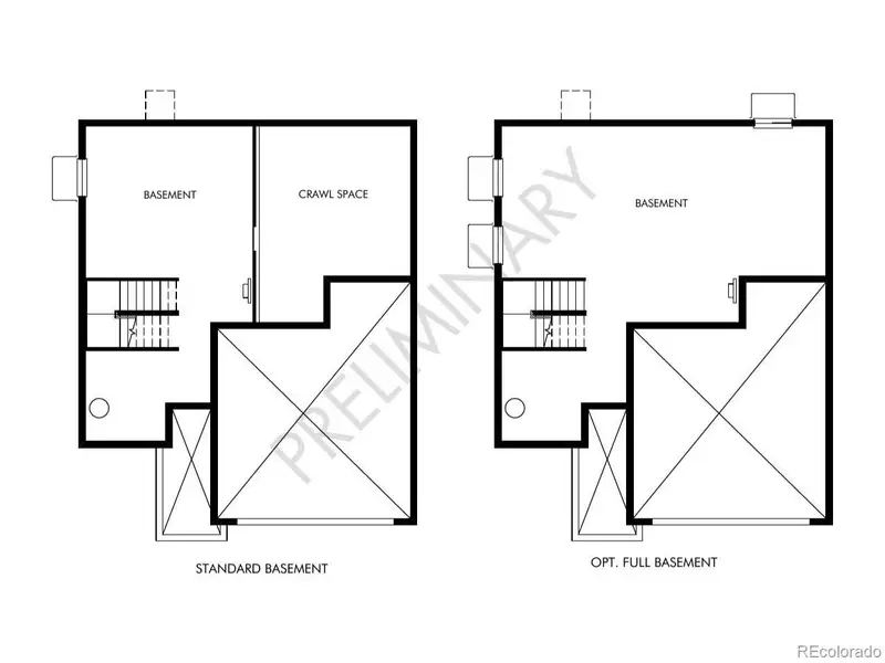2D floor plan layout of this home in Buffalo Highlands: The Flora Collection, Commerce City, CO (Image 3).