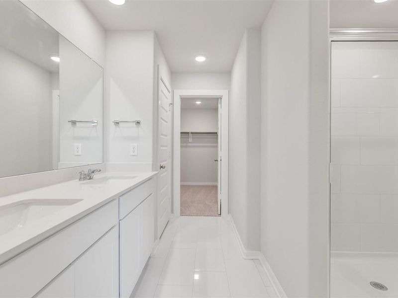 Furnished interior view inside a new home in Lakes at Black Oak, Magnolia (Image 8).
