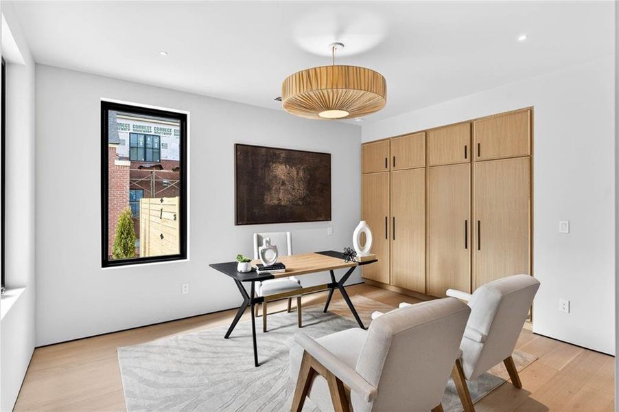 Furnished interior view inside a new home in , Alpharetta (Image 58).