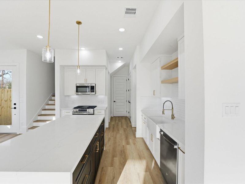 Furnished interior view inside a new home in , Houston (Image 8).