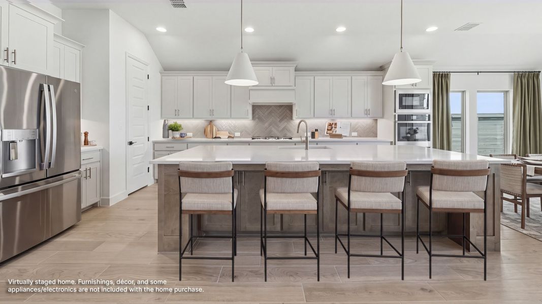 Furnished interior view inside a new home in Landmark, Denton (Image 4).