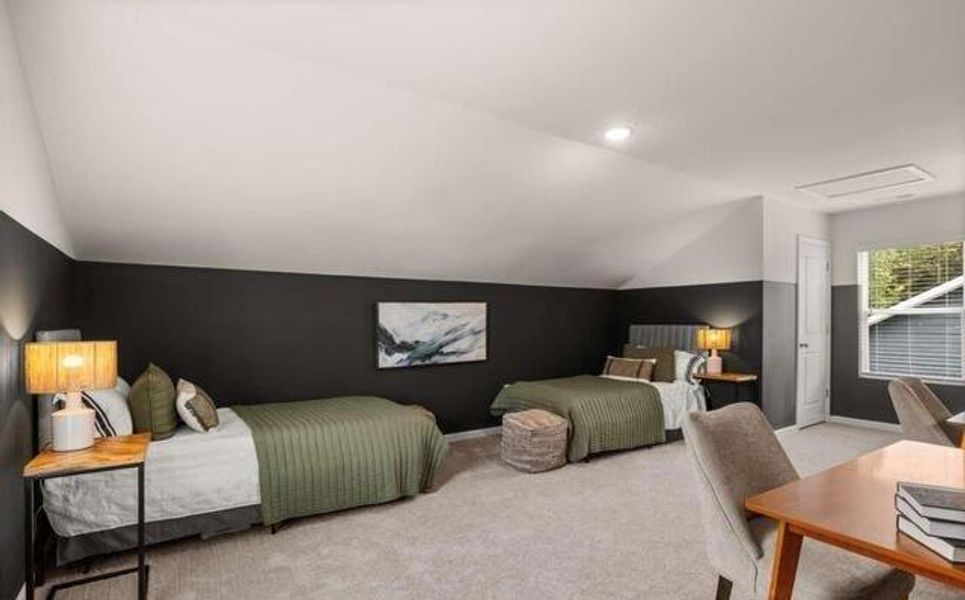 Furnished interior view inside a new home in Walden Park - The Retreat, Jonesboro (Image 34).