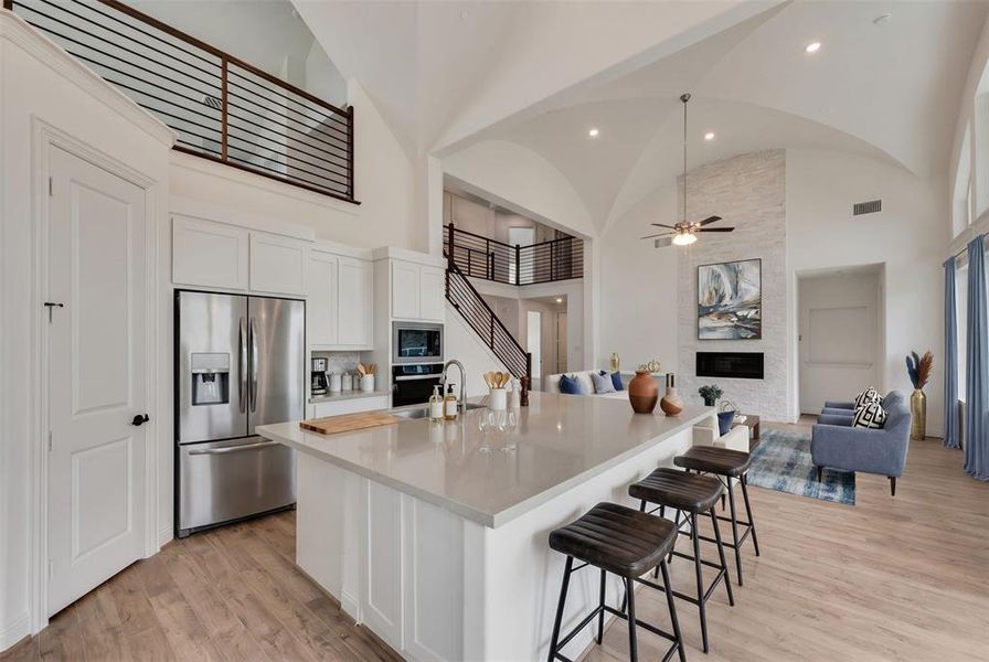 Furnished interior view inside a new home in Cedar Ridge Estates, Grand Prairie (Image 15).