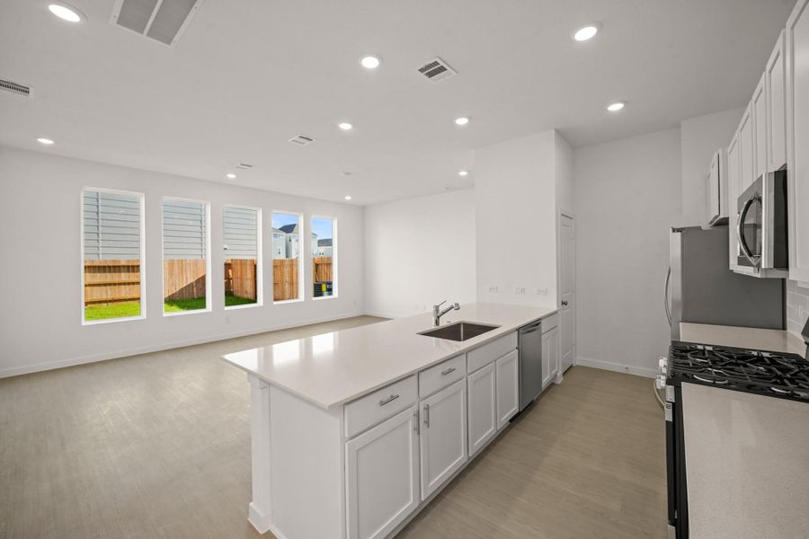 Furnished interior view inside a new home in Piccolina, Houston (Image 12).