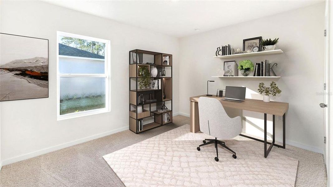 Furnished interior view inside a new home in , Ormond Beach (Image 2). Furnished interior view inside a new home in , Ormond Beach (Image 2).