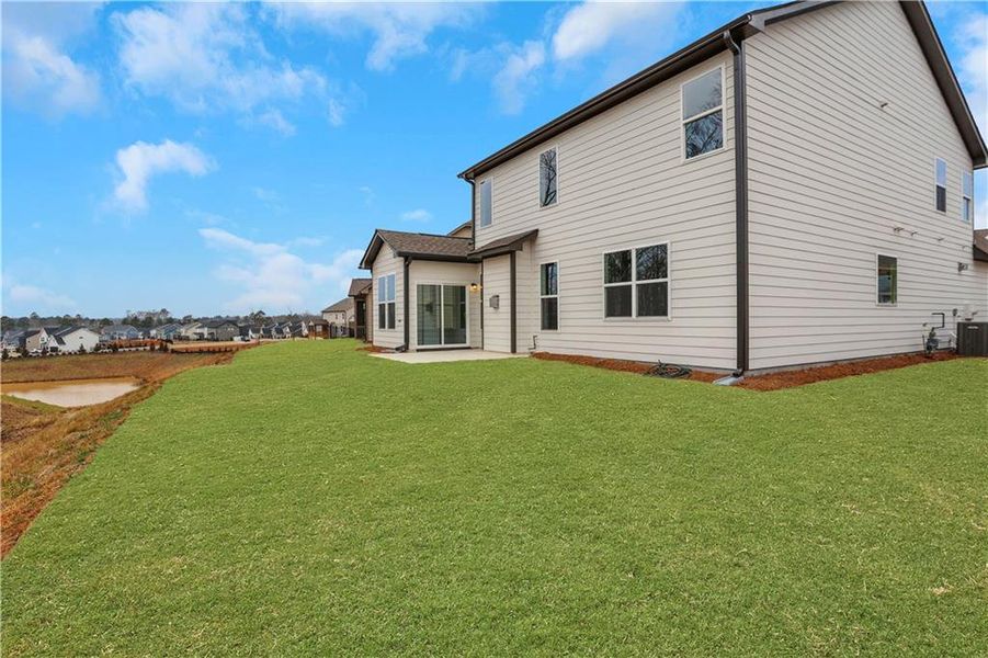 Exterior details and patio area of a home in , Hoschton (Image 4). Exterior details and patio area of a home in , Hoschton (Image 4).