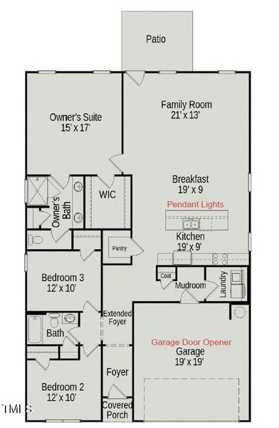 Lot 74 Crawford Floor Plan