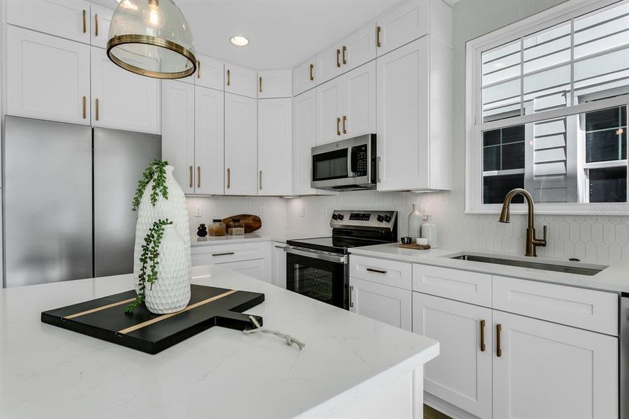 Furnished interior view inside a new home in , Tampa (Image 31).