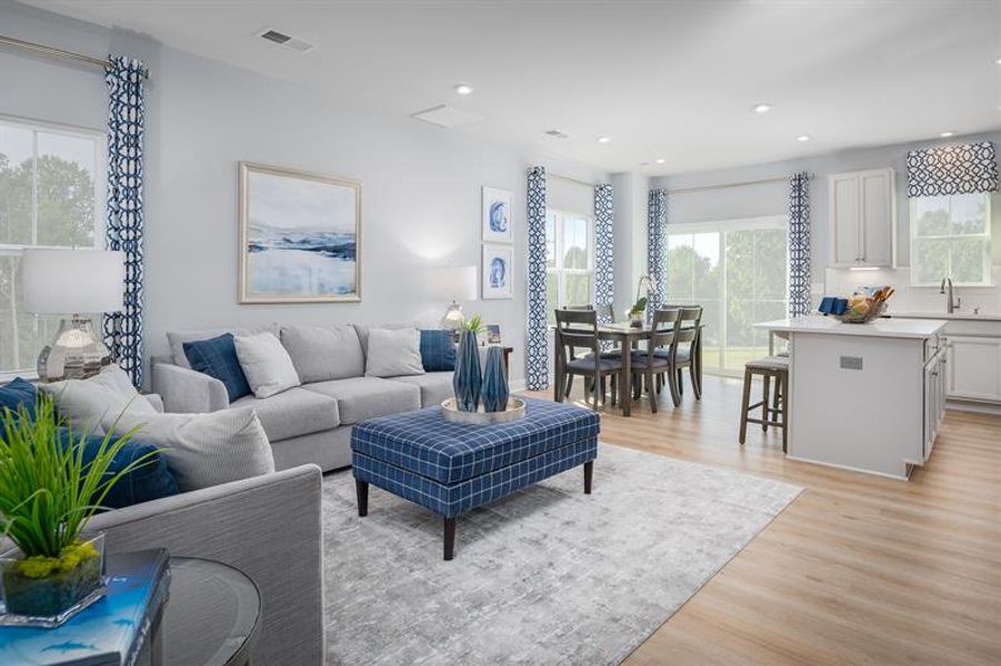 Furnished interior view inside a new home in Cedarside Townhomes at Dry Creek, Goodlettsville (Image 7).