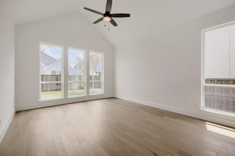 Spacious, unfurnished interior of a new home in Star Trail, Prosper (Image 21). Spacious, unfurnished interior of a new home in Star Trail, Prosper (Image 21).