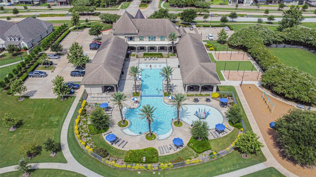 Amira Resort includes pool, fitness center, party room, event lawn, dog park, playground, and pickleball courts. Amira Resort includes pool, fitness center, party room, event lawn, dog park, playground, and pickleball courts.