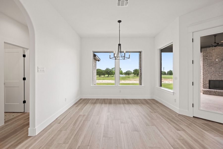 Spacious, unfurnished interior of a new home in Prairie Winds Estates, Poolville (Image 28). Spacious, unfurnished interior of a new home in Prairie Winds Estates, Poolville (Image 28).