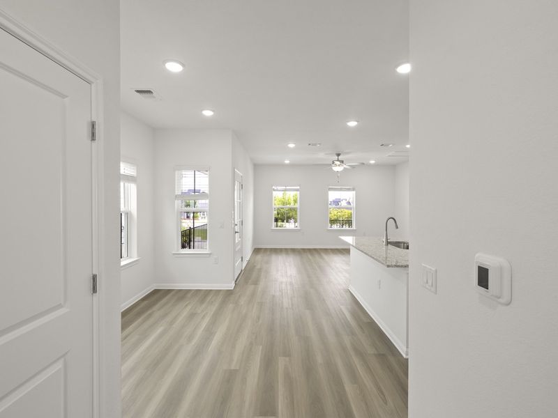 Spacious, unfurnished interior of a new home in Whisper Valley, Manor (Image 18). Spacious, unfurnished interior of a new home in Whisper Valley, Manor (Image 18).