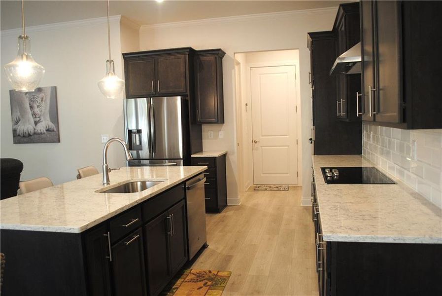 Furnished interior view inside a new home in , Ellijay (Image 9).