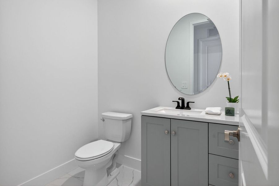 Furnished interior view inside a new home in , Davie (Image 10).