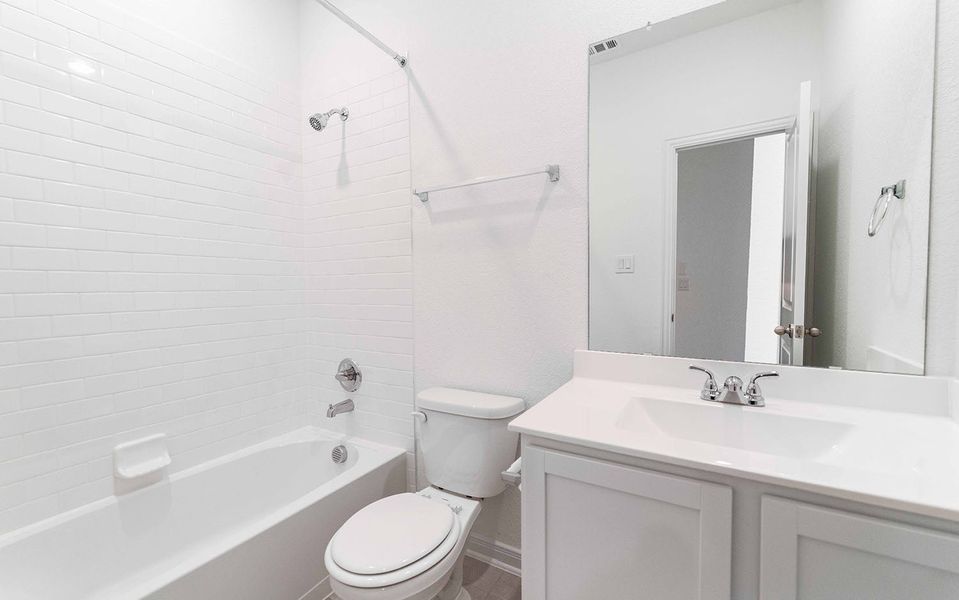 Furnished interior view inside a new home in Hunter's Ranch, San Antonio (Image 9).