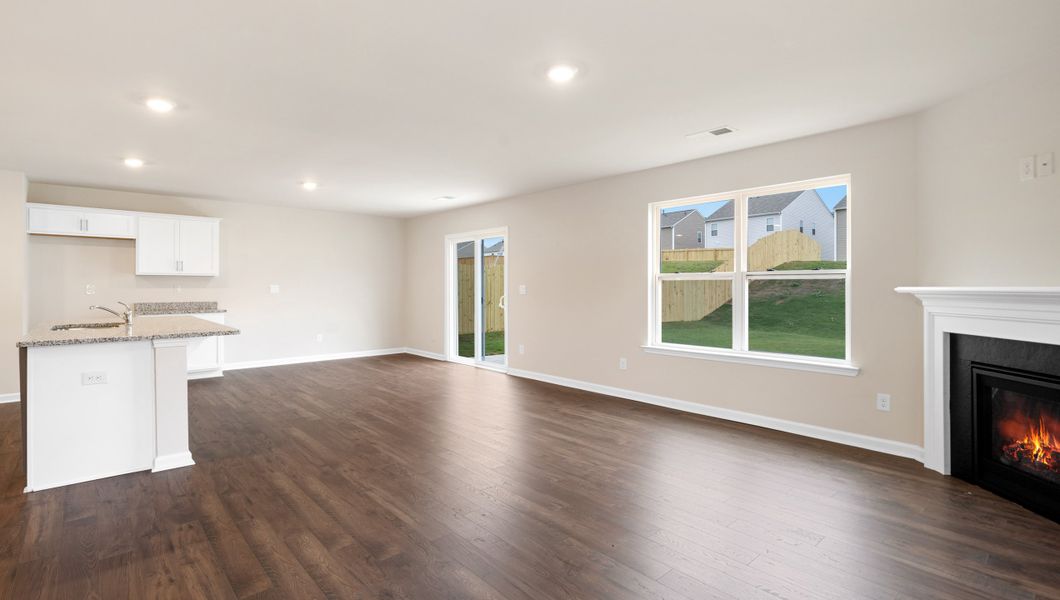 Representative unfurnished interior of a home built from the AISLE by D.R. Horton in Baxter Village, Boiling Springs (Image 15).