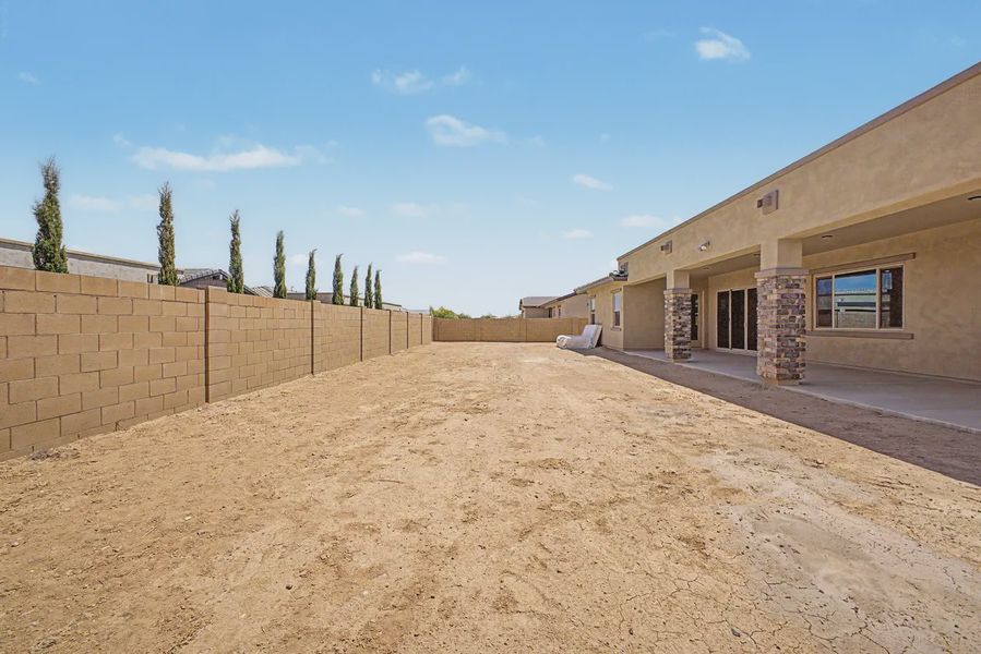 Exterior details and patio area of a home in Bellero Estates, Queen Creek (Image 21). Exterior details and patio area of a home in Bellero Estates, Queen Creek (Image 21).